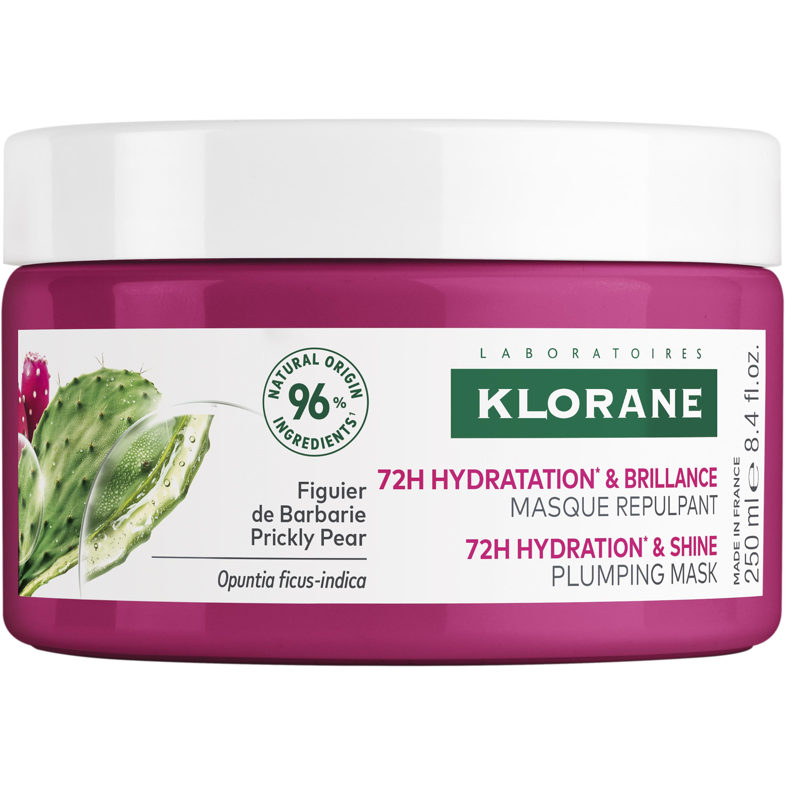 KLORANE Hidratáló hajpakolás, fügekaktusz, 250ml (265689)