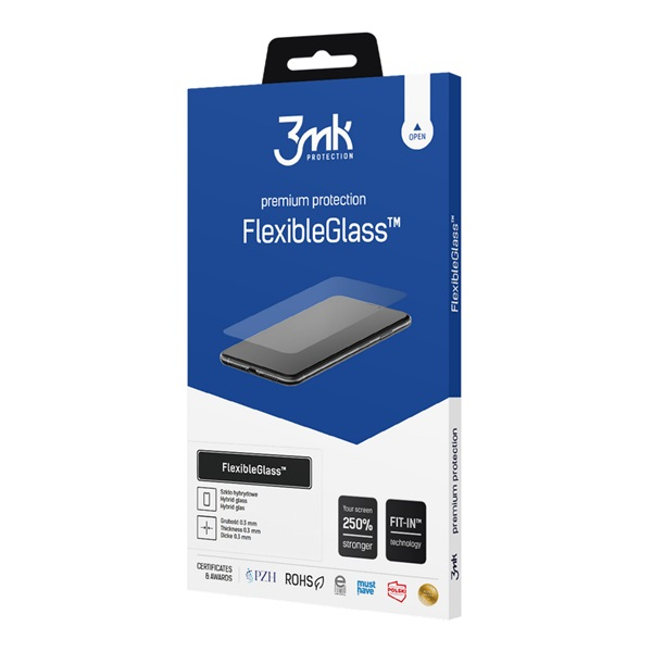 3mk FLEXIBLE GLASS képernyővédő üveg (2.5D, flexibilis, 0.3mm, 7H) ÁTLÁTSZÓ Huawei MediaPad M5 10.8 LTE (GP-133299)
