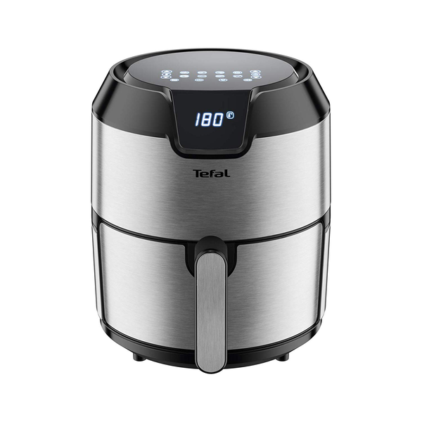 Tefal Easy Fry EY401D Enkelt 4,2 L Enkeltstående 1500 W Varmluftsteger Sort, Rustfrit stål