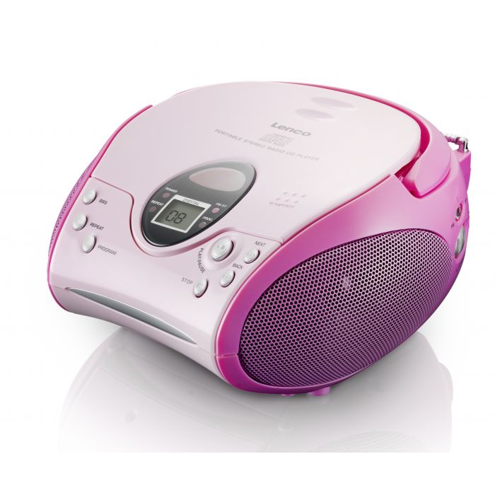 Lenco SCD-24 Rádió - Rózsaszín (SCD-24 PINK)
