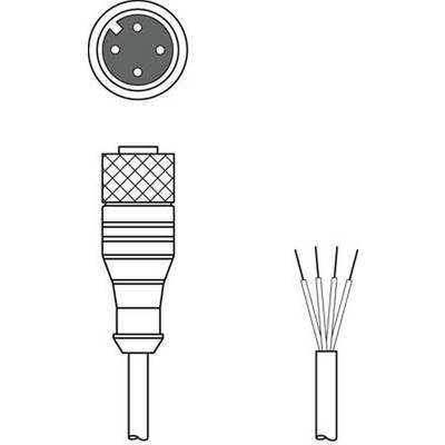 Leuze Electronic 50130726 Csatlakozóvezeték 1 db (50130726)