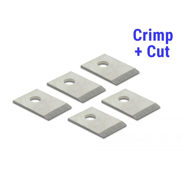 Delock RJ45 krimpelő + vágó pengekészlet Delock 86450-hez 5db (86499) (d86499)
