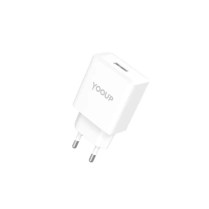 YOOUP 1x USB-A hálózati töltő 12W fehér (NC76-A) (NC76-A)