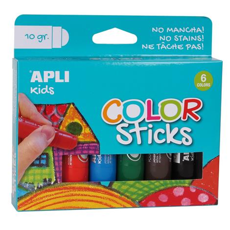 Apli Kids 6 darabos tempera stift készlet - 6 színű (14227)