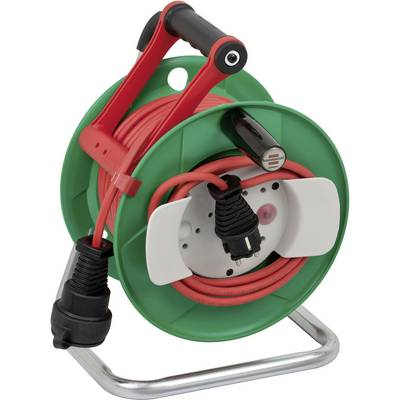 Brennenstuhl 1148370 Kábeldob 25.00 m Piros Védőérintkezős dugó (1148370)