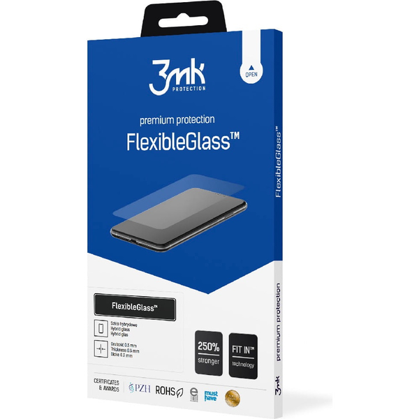 Folie ecran 3MK FlexibleGlass, pentru Xiaomi Redmi 10C, Structura hibrida, 6H, 0.16 mm, Transparent