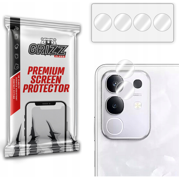 Szkło na aparat GrizzGlass HybridGlass Camera do Vivo Y29 4G [2 PACK]