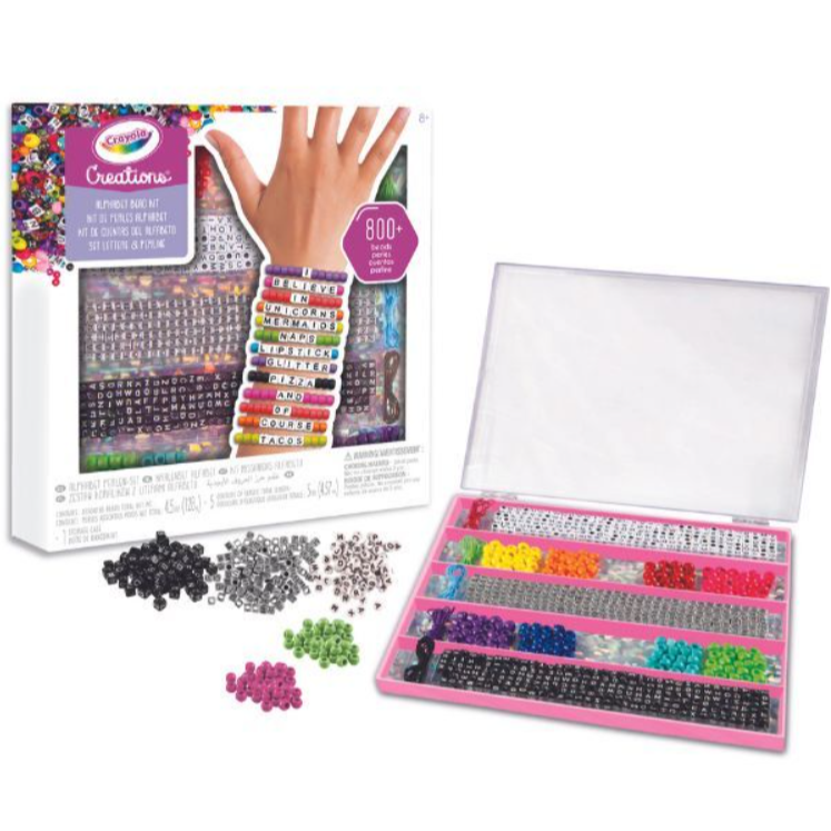 Crayola Creations Betűfűző szett 800 db gyönggyel (4666)