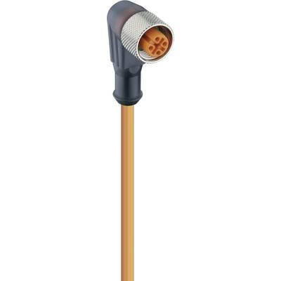 Lumberg Automation 11437-1 Érzékelő-/működtető összekötő, konfekcionált M12 Alj, hajlított 5.00 m Pólusszám: 4 1 db (11437-1)
