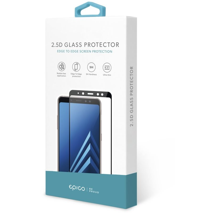 Epico Glass Samsung Galaxy A51 2.5D üvegfólia - fekete (45212151300001)