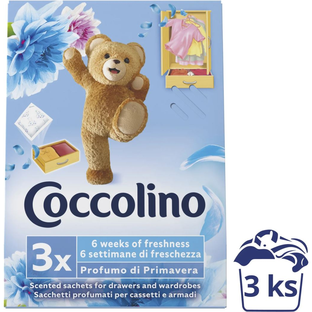 Coccolino Primavera szekrény illatosító 3db (8000660310282) (8000660310282)