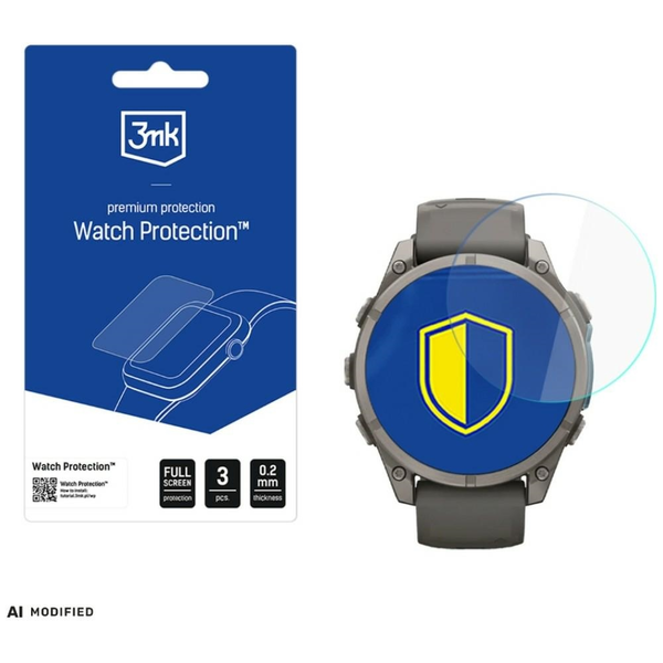 3MK FlexibleGlass Watch Hybrid Glass for Garmin Fenix 9 47mm