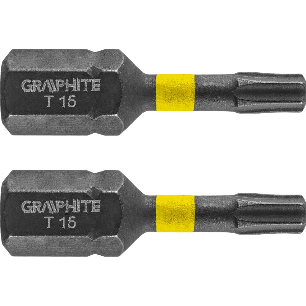 GRAPHITE 56H512 Torziós Ütvecsavarozó Bit Tx15X25mm, 2db (56H512)