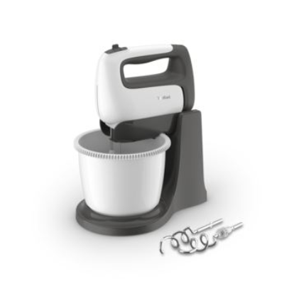Tefal Prep'Mix+ HT4641 Sbattitore con base 500 W Grigio, Bianco