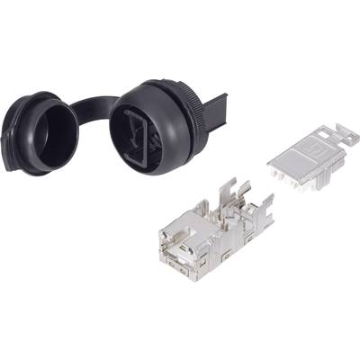 Dugó, beépíthető IE-FCM-RJ45-FJ-B Fekete Weidmüller Tartalom: 1 db (1018820000-1)