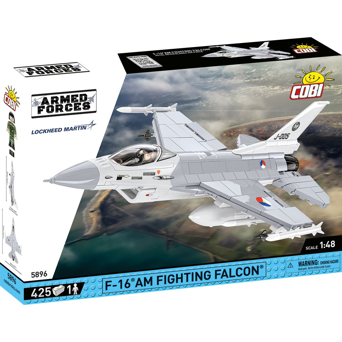 Cobi F-16 AM Fighting Falcon 425 darabos építő készlet (COBI-5896)
