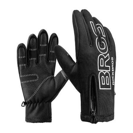 Rockbros kerékpár kesztyű fekete (S091-4BK- XL) (S091-4BK- XL)