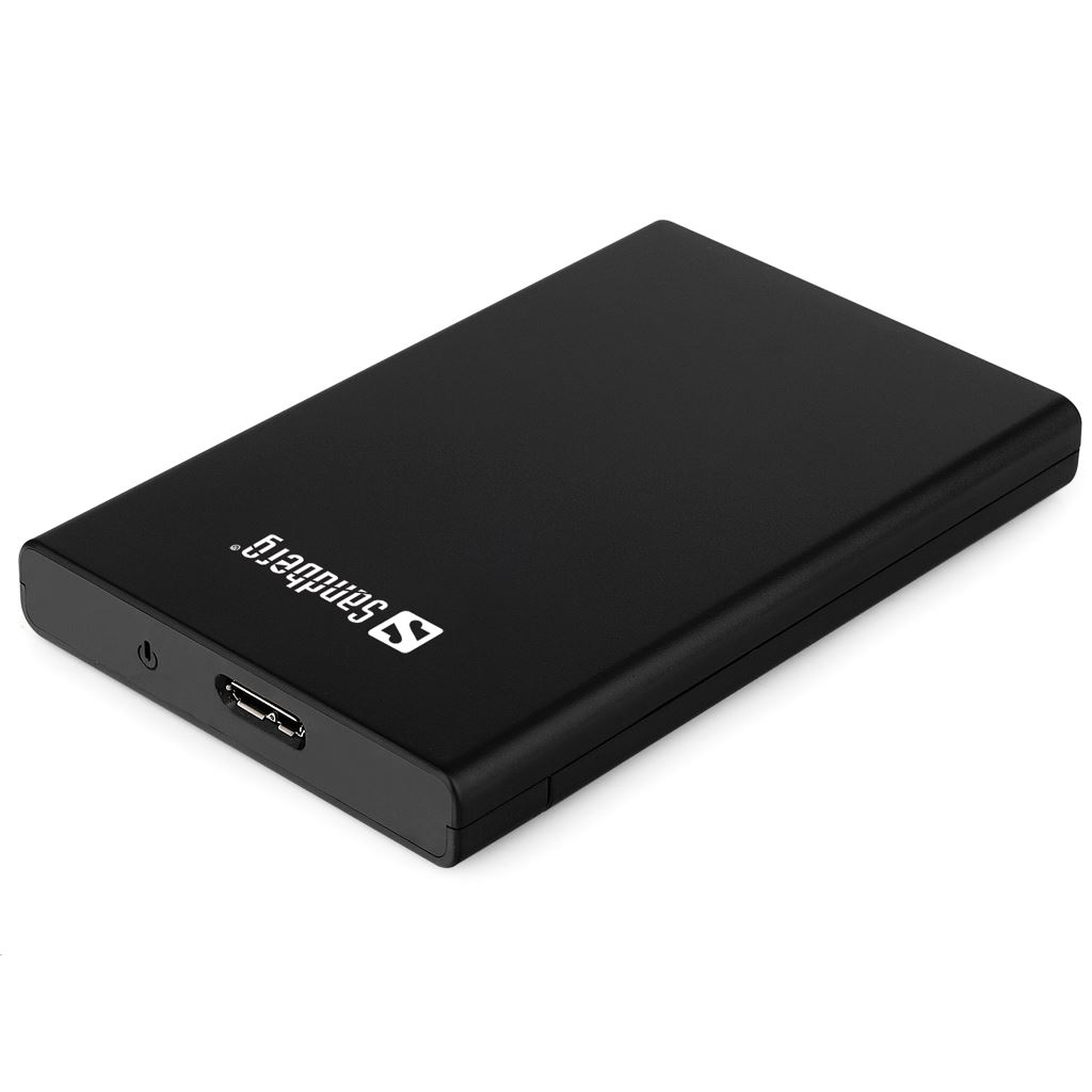 Sandberg 2.5" külső merevlemez ház USB 3.0 SATA fekete (133-89) (133-89)