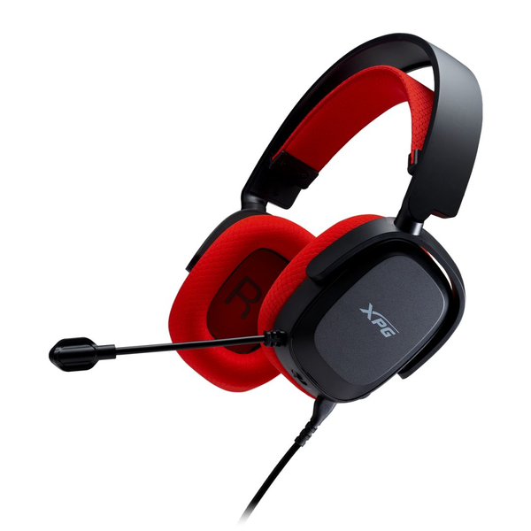 XPG PRECOG STUDIO Headset Ledningsført Spil USB Type-C Sort, Rød
