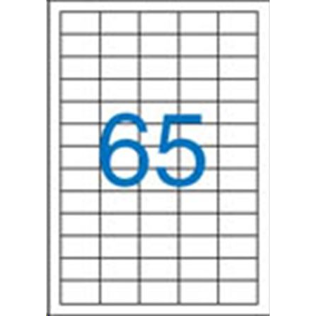 Victoria 38x21.2 mm univerzális etikett, 6500 darab (LCV11364) (LCV11364)