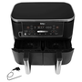 Фритюрник с горещ въздух Ninja Foodi Max Dual Zone AF451EU, 2470 w, Интелигентна система за готвене, 9,5 л, 2 чекмеджета, 6 функции, Черен