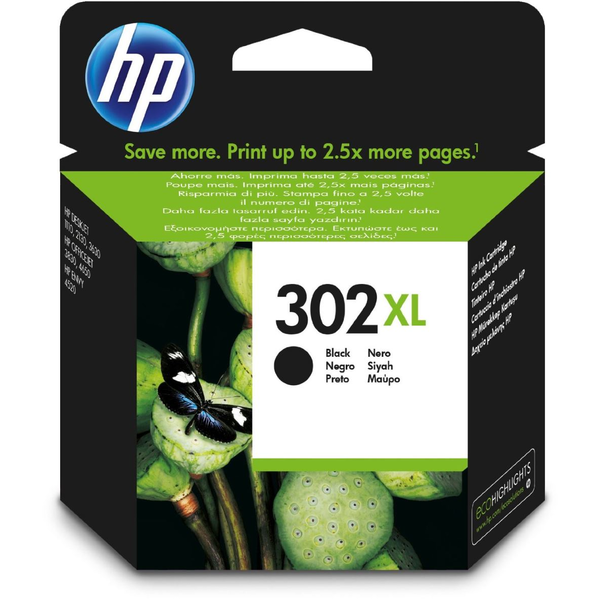 HP No.302XL Zwart 430 paginaÂ´s (Origineel)