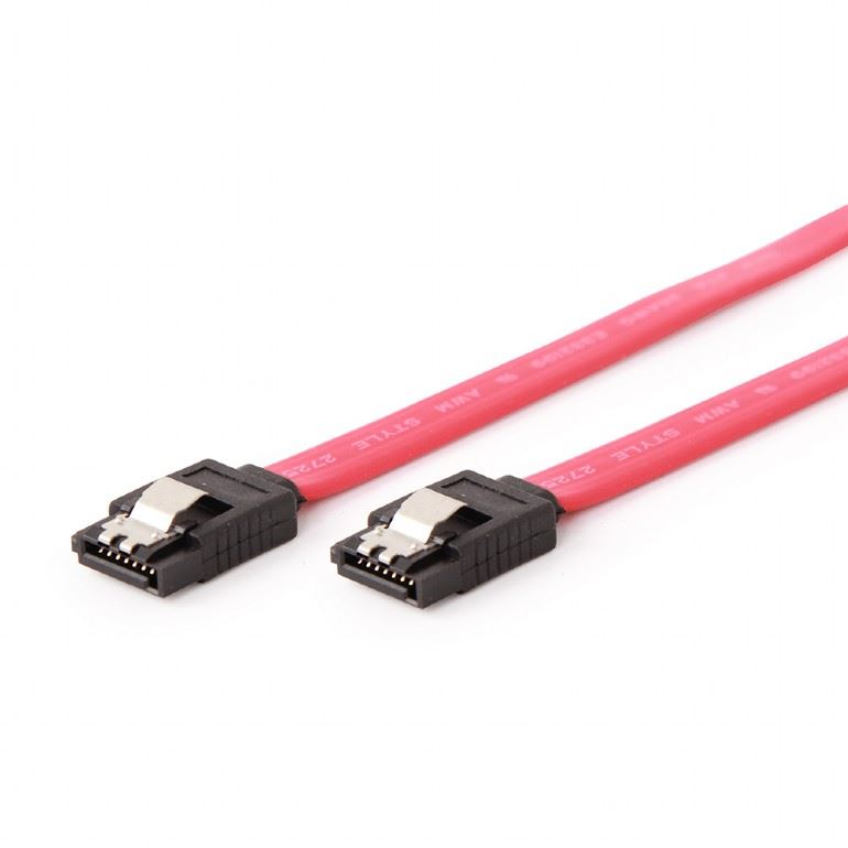 Gembird Cablexpert SATA III adatkábel fém zárral 10 cm (CC-SATAM-DATA-0.3M) (CC-SATAM-DATA-0.1M)