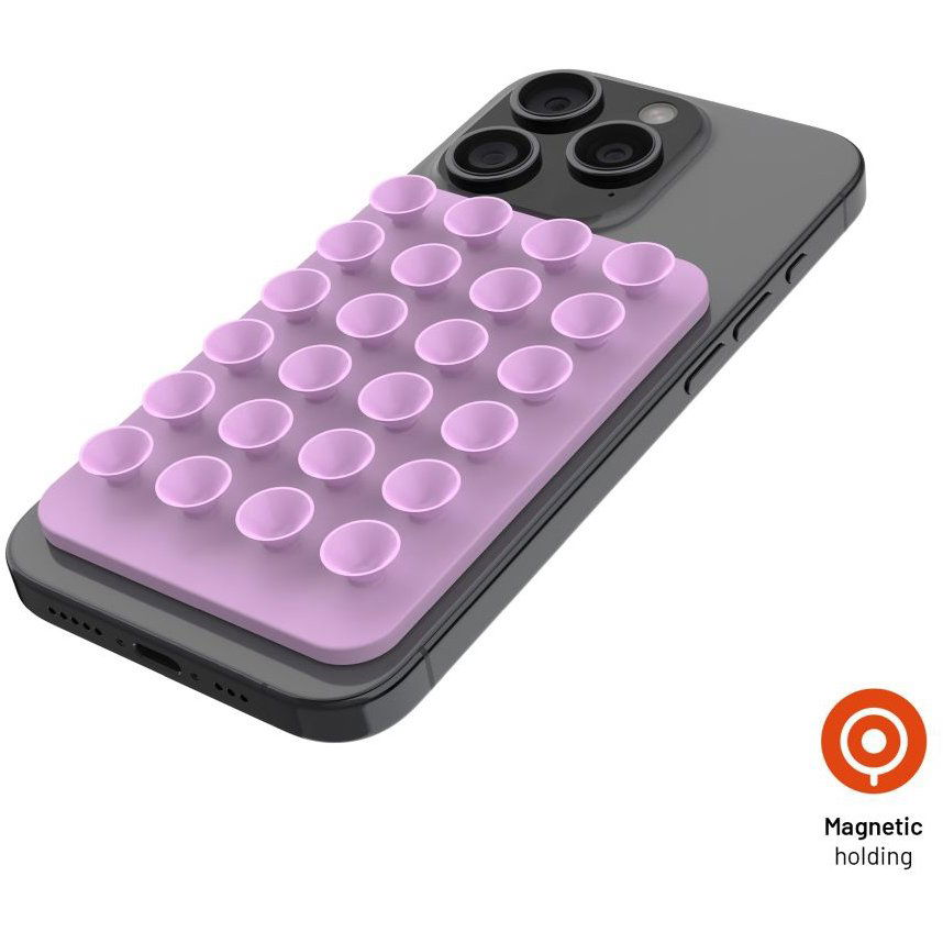 FIXED MagMate Tapadókorongos tartó, MagSafe-kompatibilis, rózsaszín (FIXMM-PI)