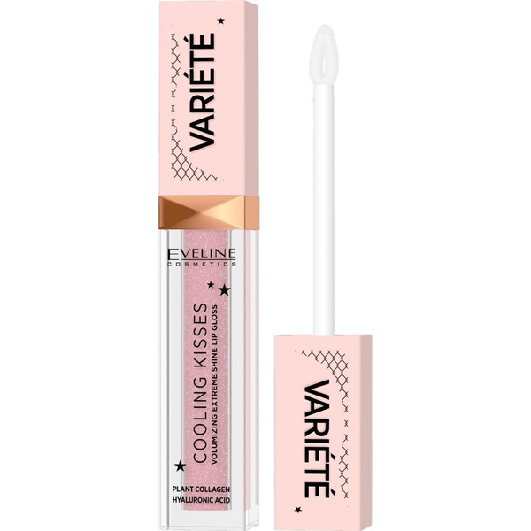  Eveline EVELINE_Variete Cooling Kisses błyszczyk chłodząco-powiększający 02 Sugar Nude 6,8ml