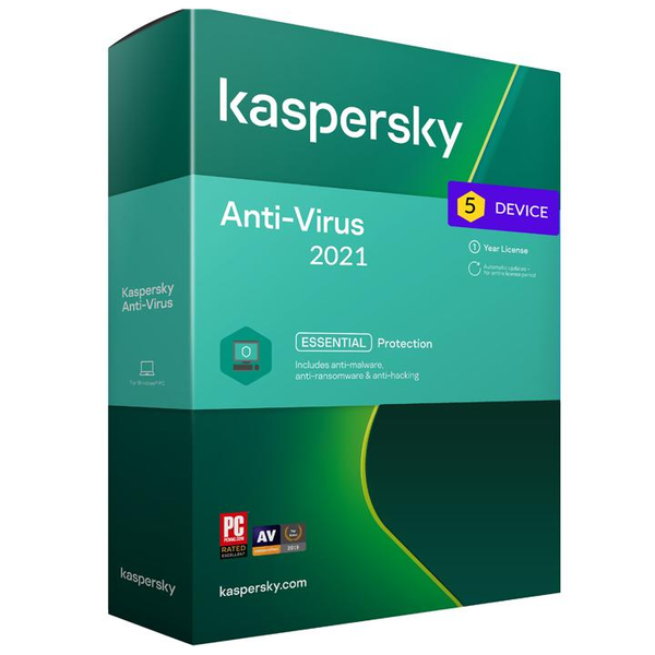 Kaspersky Antivirus - 5 eszköz / 2 év
