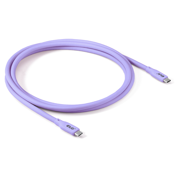 CLUB3D CAC-3004 USB-kabel USB4 Gen 2x2 2 m USB C Lilla