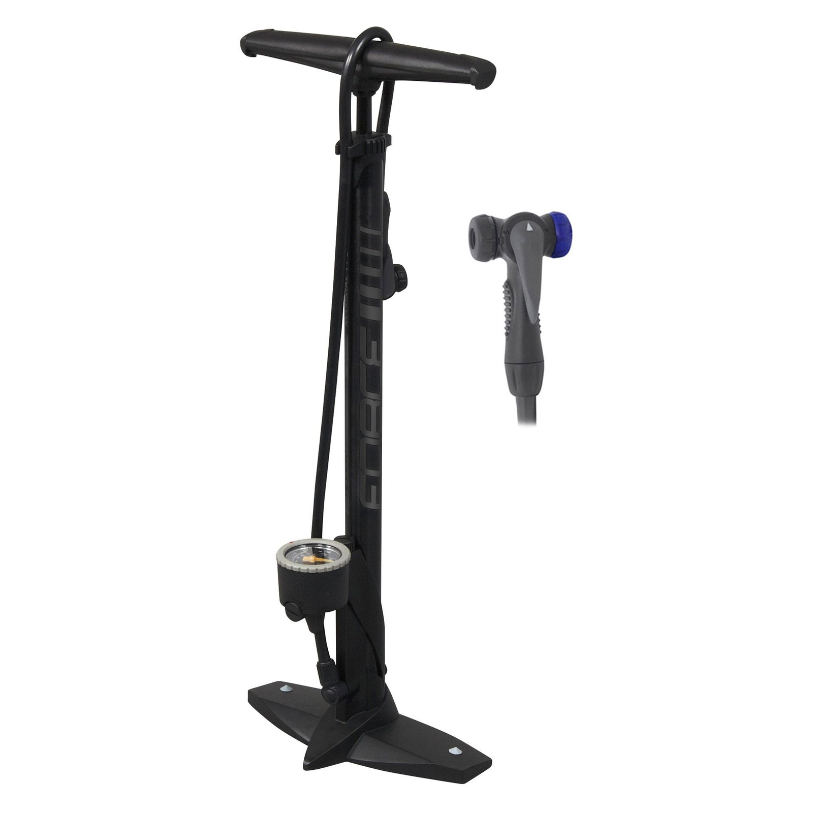 Force Hobby pumpa nyomásmérővel, fekete (8592627007767)