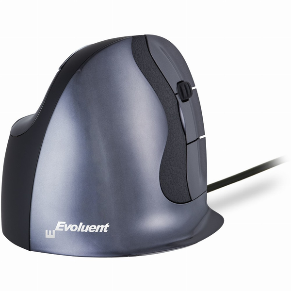 BakkerElkhuizen Evoluent D mus Kontor Højre hånd USB Type-A Laser 3200 dpi