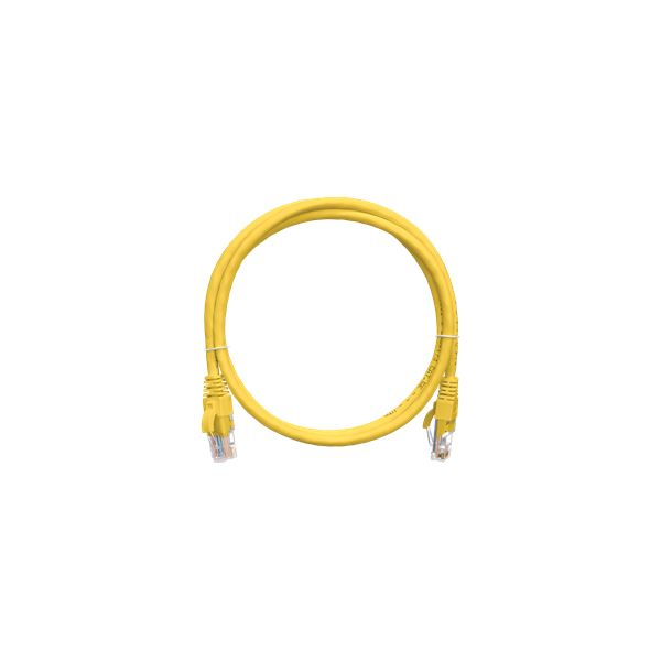 Nikomax patch kábel UTP, CAT5e, LSZH, 15m, sárga (NMC-PC4UD55B-150-C-YL) (NMC-PC4UD55B-150-C-YL)