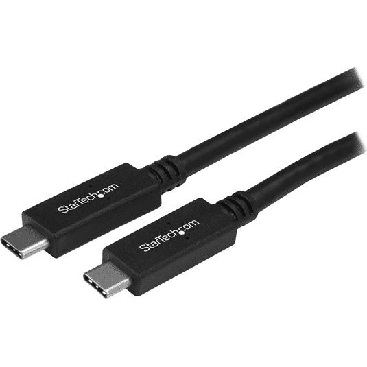 StarTech.com USB31CC50CM USB-kabel USB 3.2 Gen 2 (3.1 Gen 2) 0,5 m USB C 10 Gbit/s Zwart