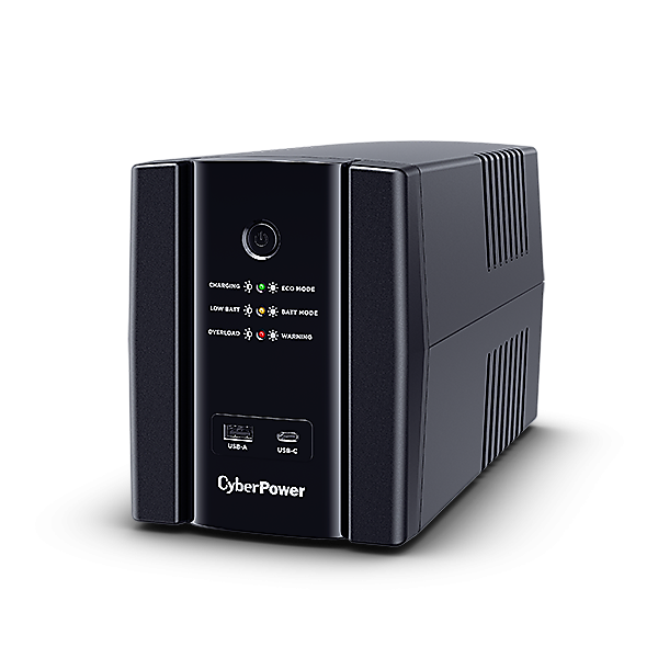 CyberPower UT1500EG UPS-enhed Interaktivt indgangsstik 1,5 kVA 900 W 4 AC stikkontakt(er)