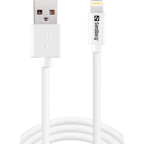 Sandberg 340-75 καλώδιο Lightning Λευκός (Άσπρος)