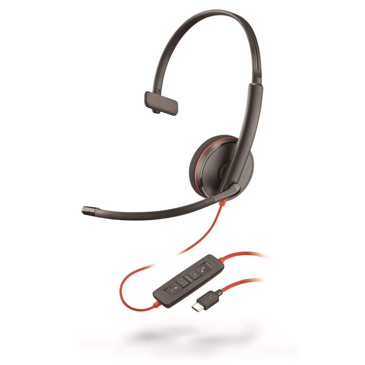 POLY Blackwire C3210 Căști Prin cablu Bandă de fixare pe cap Birou/Call center USB tip-C Negru