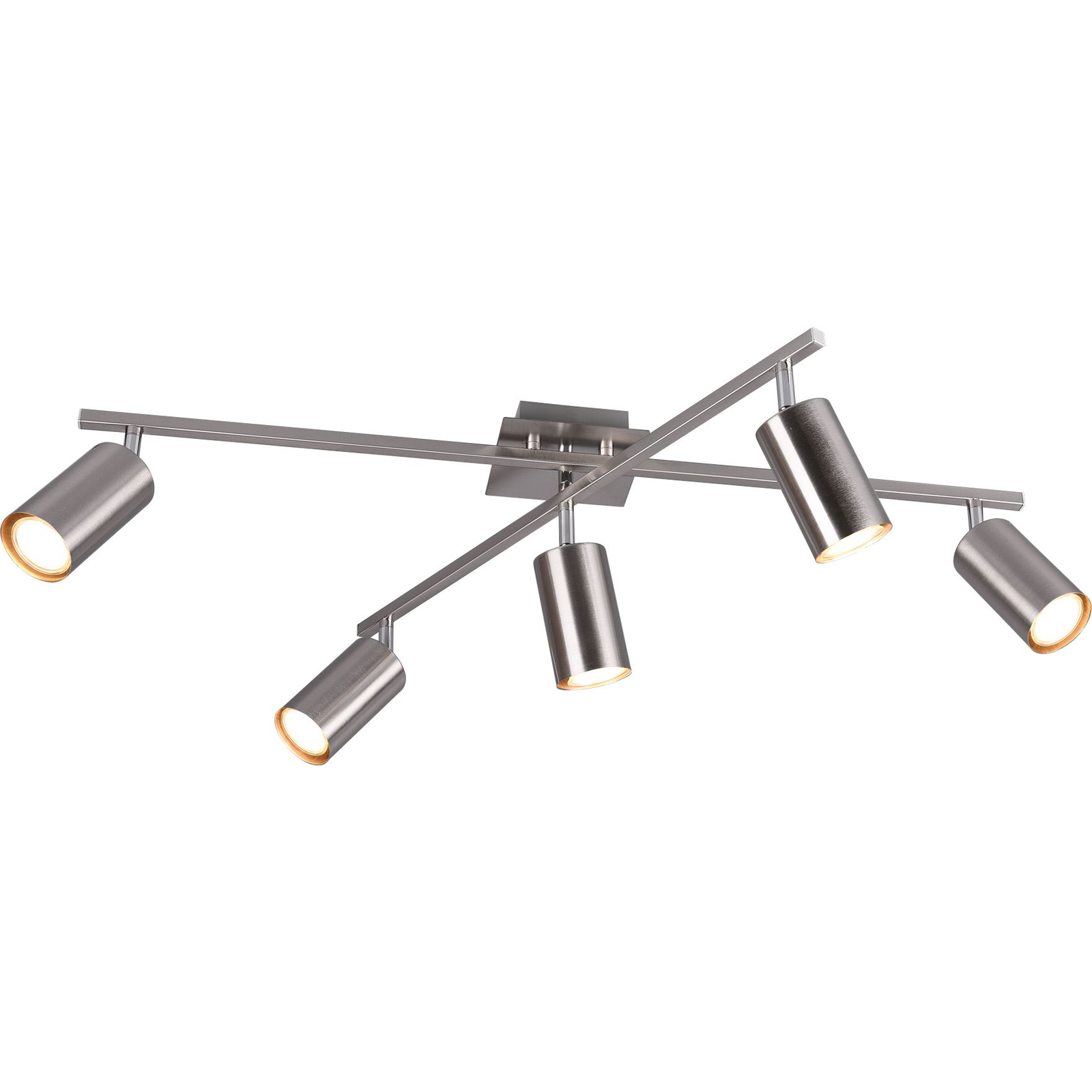 TRIO 612400507 Marley 35W GU10 nikkel mennyezeti lámpatest (612400507)