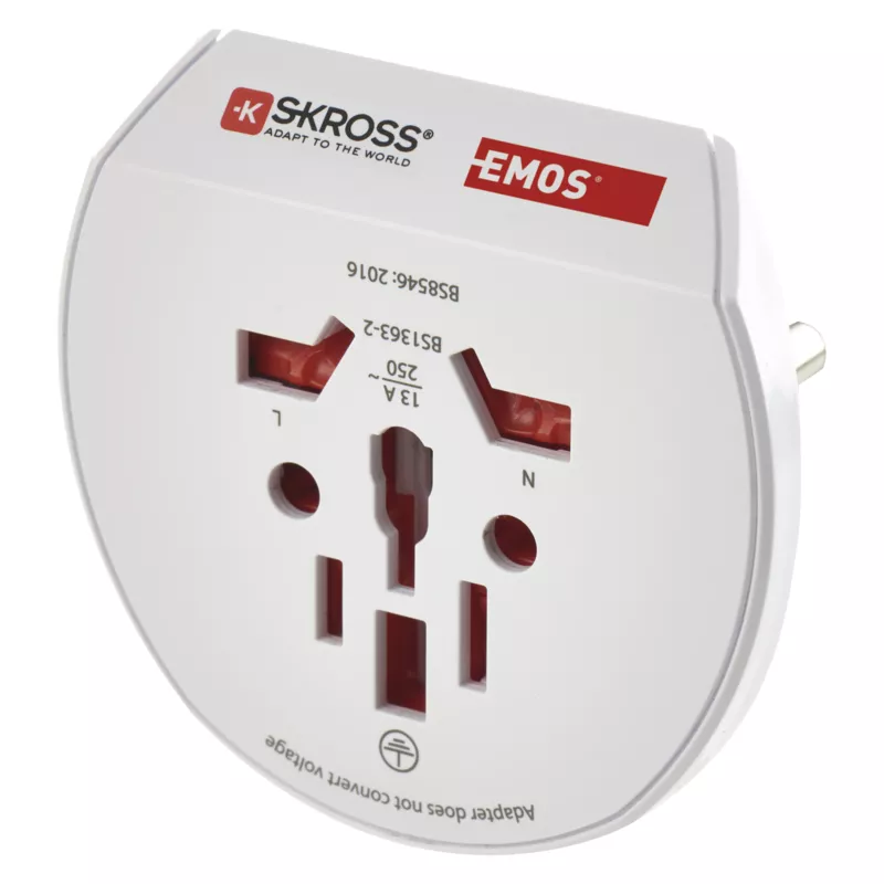 Emos P0055N WORLD -> EU 250V Utazó adapter (P0055N)