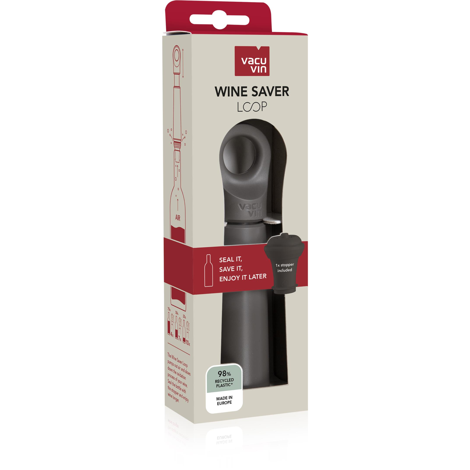 VACU VIN LOOP vákuumpumpa + 1 dugó (07813606)