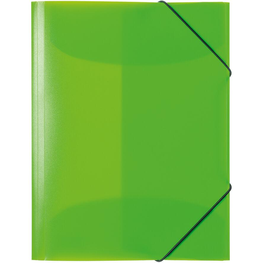 Herma Neon A4 PP Gumis mappa 3 darab - Zöld (19658)