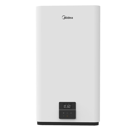 Midea Flat Villanybojler, 100l, 2000W, Wi-Fi vezérlés, Kapilláris termosztát, Megfordítható, Zománcozott tartály, B energiaosztály, Fehér (D100-20ED6)