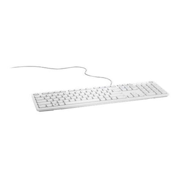 DELL KB216 tastatur Universel USB QWERTY US International Hvid