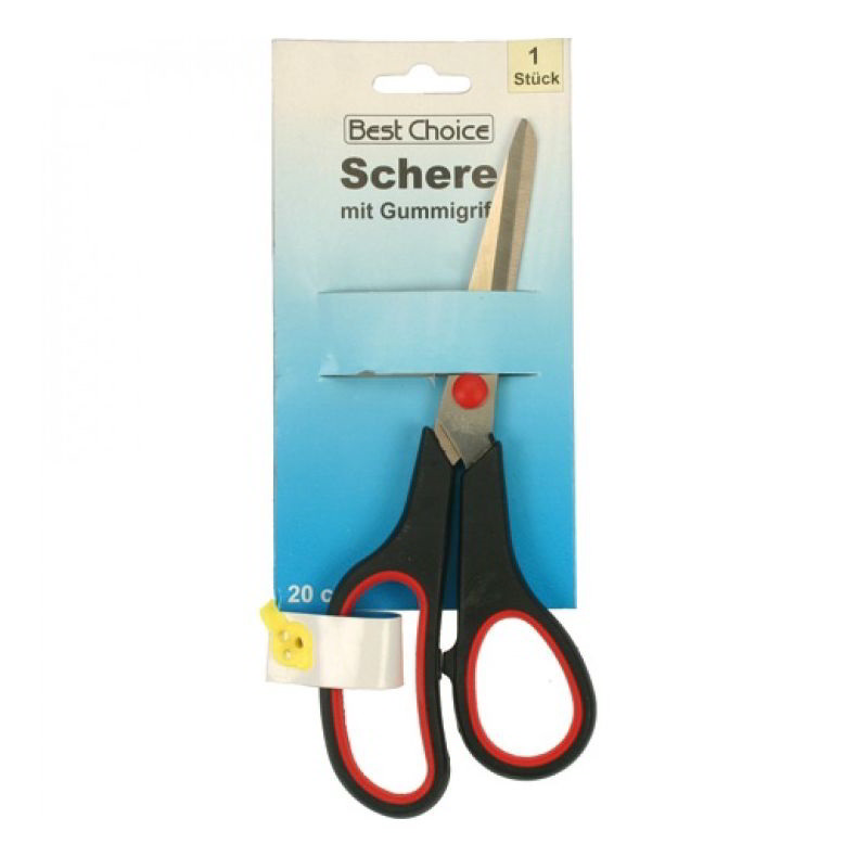 Best choice 40065 19cm olló - Piros/fekete (40065)