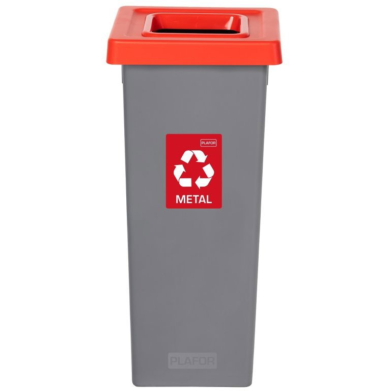 Igotrend, 723004 válogatott hulladékgyűjtő 75 L, FIT BIN - szürke/piros (5907749947236)