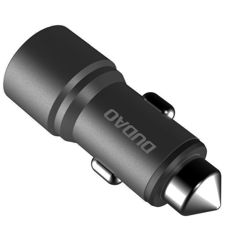 Dudao DUDCC31AB 2x USB-A Autós Töltő - Fekete (5V / 3,1A) (DUDCC31AB)