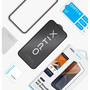 Защитно стъкло Optix Vivid за iPhone 16 6.1", удароустойчиво, лесно за поставяне