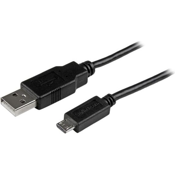 StarTech.com USBAUB2MBK USB-kabel USB 2.0 USB A Micro-USB B 0,48 Gbit/s Zwart