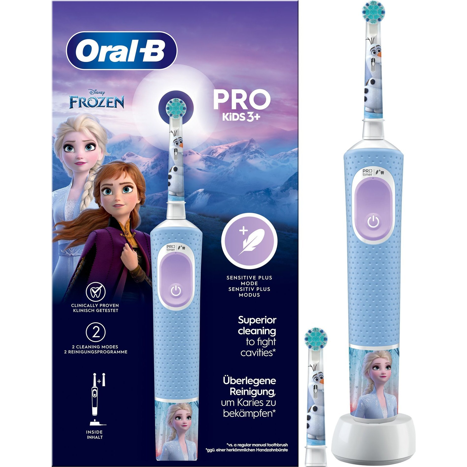 Oral-B Pro Kids Frozen Elektromos Fogkefe Gyerekeknek (8006540772645)